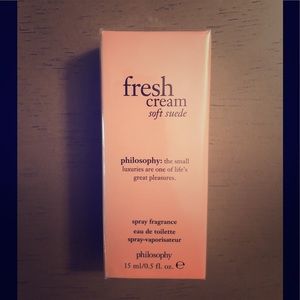 NWT Philosophy fresh cream soft suede EDT